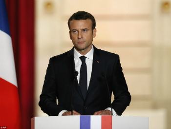 French President Emmanuel Macron.