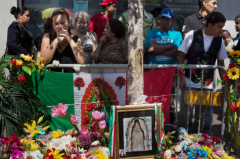 The shrine has been dismantled.