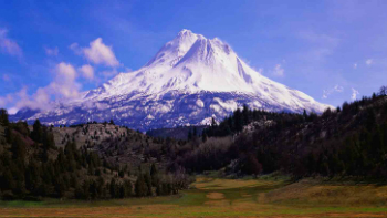 Mt, Shasta is one of California's most beautiful mountains, but except for the locals, many don't realize it is also an active volcano.