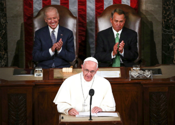 Pope Francis calls on Catholics to be politically involved.