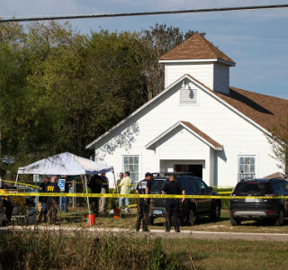 At least 26 people were murdered in a mass shooting at the First Baptist Church in Texas.