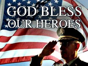 May God bless all our veterans, by whose sacrifices we remain free.