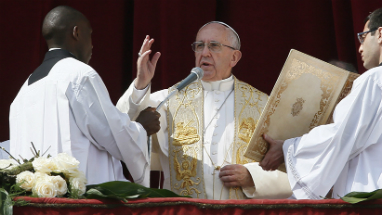 Pope Francis wants us to remember children who suffer due to war and poverty.