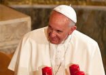Image of Advent, he said, is a time given to us 'to welcome the Lord who comes to meet us, to verify our desire for God.'