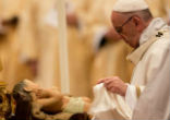 Image of Pope Francis reminds us to reach out to the vulnerable. 