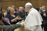 Image of Alveda King met with Pope Francis to discuss pro-life issues. 