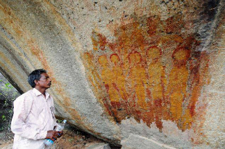 NASA has been asked to take a look at some notable petroglyphs in India.