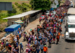 Image of Hundreds of migrants traveled thousands of miles to enter the U.S.