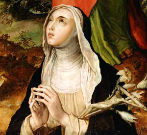 When St. Catherine of Siena was alive in 14th century in what is now Italy, it looked like it was the end of the world.