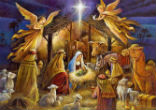Image of Nativity Scenes are depicted in many different ways and styles based on cultural and Biblical influences. 