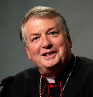 Archbishop Anthony Fisher of Sydney at a Vatican press conference Oct. 5.