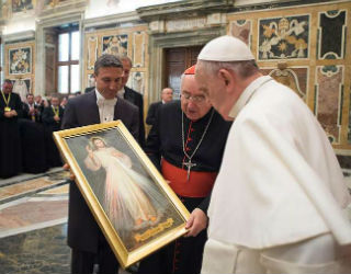 'Touch the wounds of Jesus,' Pope Francis said April 28. 'The wounds of Jesus are a treasure from which mercy comes.'