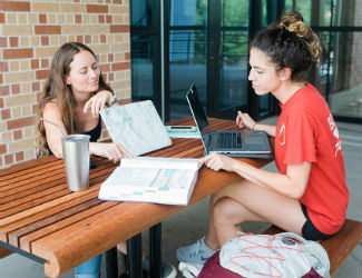 Students studying at the Center for Science & Health Professions