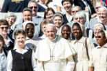 Image of Pope Francis in Africa