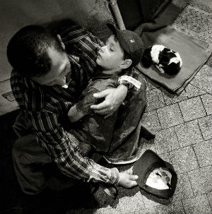 Homeless people are persons, human beings like you and me who deserve and need our kindness.