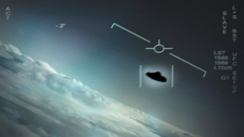 Image of A screencap of  one of the TicTac videos. These videos hint at the possibility that alien craft are visiting earth, or that the U.S. possesses advanced technology that could change the world.