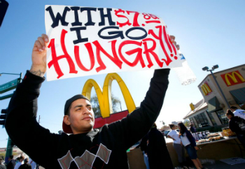 Image of All human life has inherent value. Workers should be paid enough to survive and even to thrive to a degree. Beyond that, it is incumbent upon the individual to increase their value in the market. 