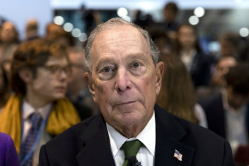 Image of Michael Bloomberg is spending hundreds of millions of dollars to buy the Democratic nomination. 