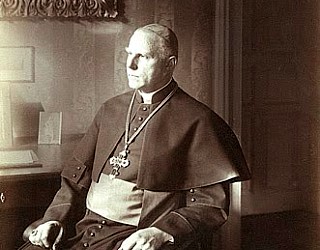 Image of Cardinal von Galen delivered sermons critical of the Nazi's murderous policies.