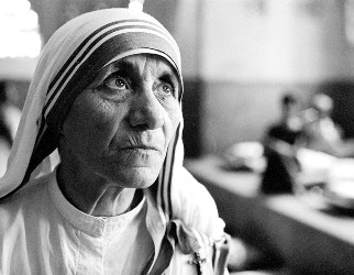 Image of We think sometimes that poverty is only being hungry, naked and homeless. The poverty of being unwanted, unloved and uncared for is the greatest poverty. We must start in our own homes to remedy this kind of poverty.
