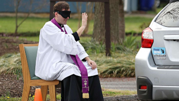 Image of Catholic churches have survived the pandemic with strict social distancing measures. Now, they are preparing to reopen. 