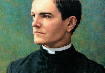 Image of Fr. Michael McGivney founded the Knights of Columbus. 
