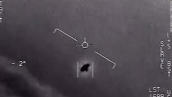 Image of Is the this best public evidence yet? Still from the 'Go Fast,' 'Tic-Tac UFO encounter is considered some of the best evidence that UFO's or extremely advanced drones are operating on Earth.  