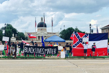 Image of Protests have resulted in a change to the Mississippi state flag.
