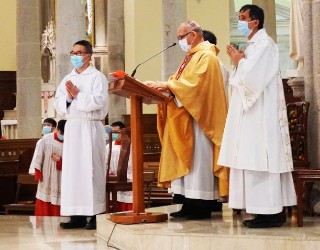 Image of By following public health guidelines, these Masses have largely avoided viral spread.