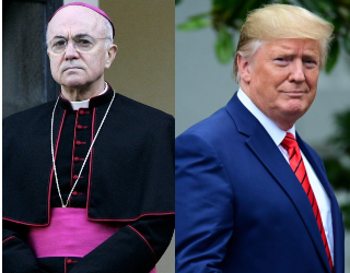 Image of Archbishop Carlo Maria Vigano has written another open letter to President Donald J. Trump. 