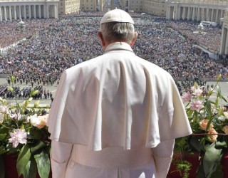 Image of Pope Francis released his latest encyclical on St. Francis of Assisi's feast day.