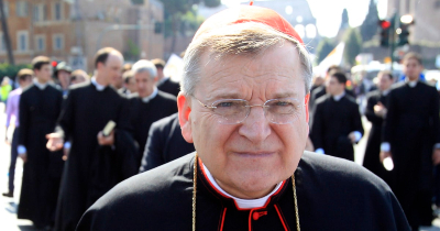 Image of Let us pray for Cardinal Burke's swift recovery. 