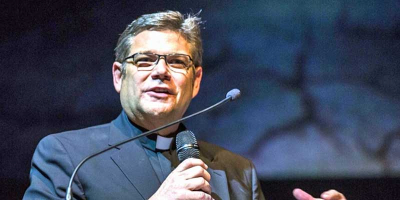 Image of Craig Harrison was a popular priest in Bakersfield, where he still retains a loyal and powerful following. 