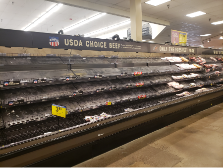 Image of Empty shelves are not a bug, but a feature of the new economy. 