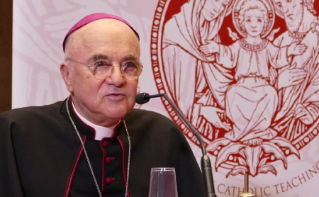 Image of Bishop Vogano's commentary provokes serious questions that each person much answer. 