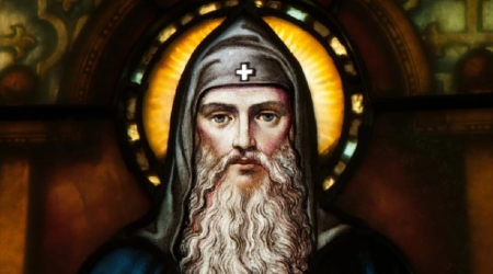 Image of St. Benedict of Nursia, the father of western monasticism. 