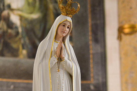 Image of Pope Francis will visit the Shrine of Our Lady of Fatima during World Youth Day celebrations in August. 