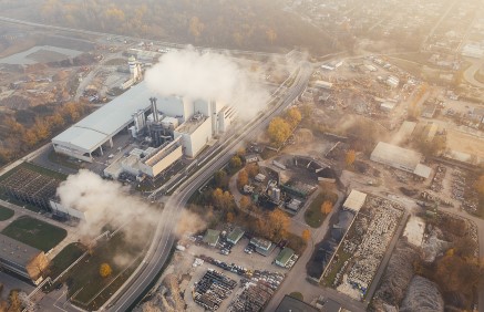 Image of Pollution is contributing to climate change, which is driven by natural processes. 