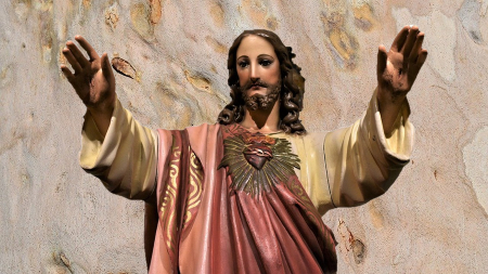 Image of The Sacred Heart of Jesus. 