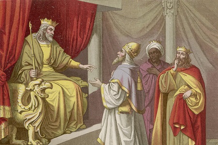 Image of Herod Antipas is known for beheading John the Baptist. 