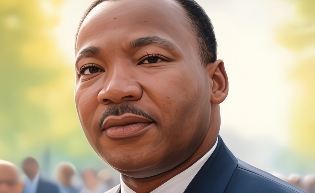 Image of Martin Luther King Jr. was a visionary leader whose unwavering commitment to justice and equality transformed the fight for civil rights in America.