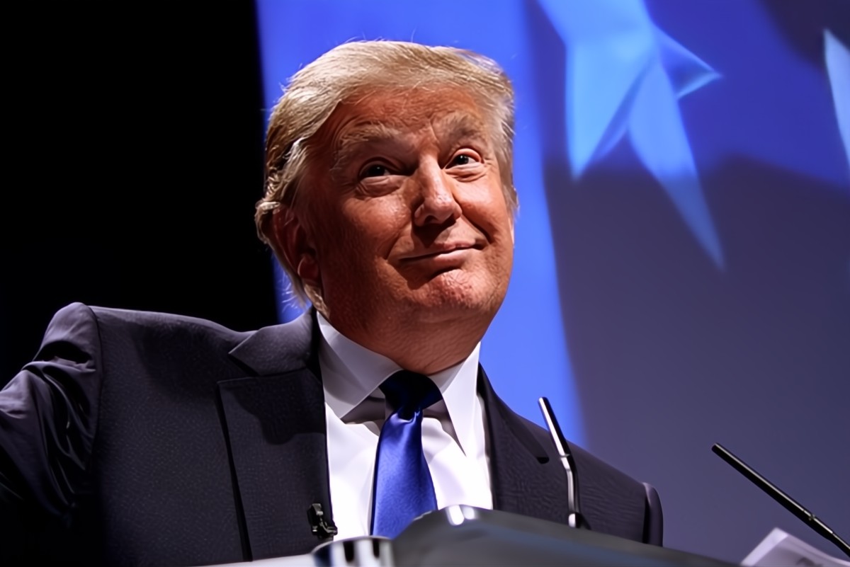 Image of Donald Trump speaking at CPAC in Washington D.C. on February 10, 2011. (Via Wikimedia Commons)