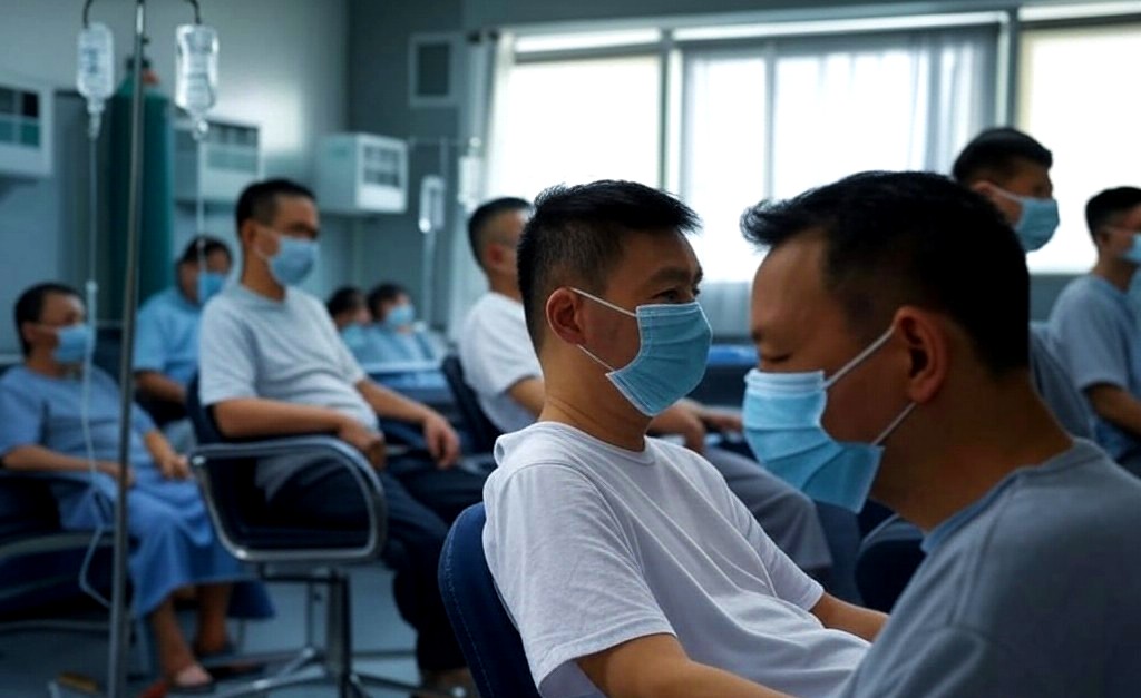 Image of An AI rendering of a Chinese urgent care.