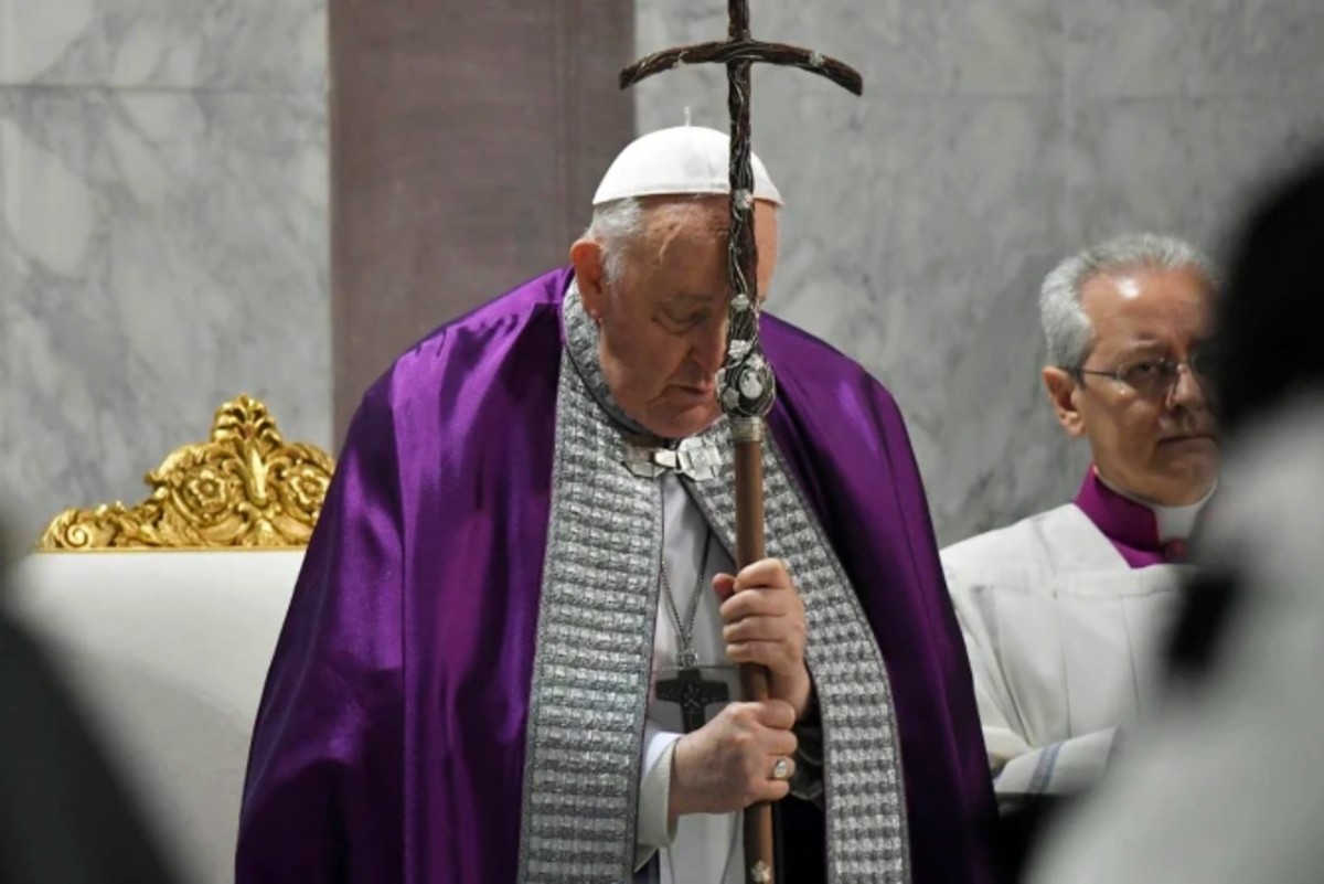 Pope Francis on Ash Wednesday in 2024 (Vatican Media). Pope Francis on Ash Wednesday in 2024 (Vatican Media).