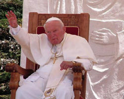 Image of Pope Benedict XVI and his Predecessor, the Servant of God Pope John Paul II, recognized the desperate need for a 