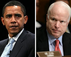 Image of How the chosen attendees got invited to the meeting is not clear. Did it include anyone who disagreed with the Iraqi war? Did it include anyone who is pro-life but concerned with McCains support for embryonic stem cell research? Did it include anyone who has questioned other positions of the candidate? 