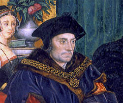 Image of St. Thomas More has been universally proclaimed as the patron of all lawyers, Statesmen (and women) and Politicians. His fidelity to the truth in the midst of political corruption, his heroic virtue, and his witness of a unity of life as a Catholic Christian husband, father, professional and politican, present him as the best of models for all who desire to be faithful citizens.