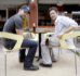 Image of Actor Seann William Scott and director Steven Conrad (right) have a beer at Sushi Samba in Miami, Florida, June 9, 2008. (Charles Trainor Jr./Miami Herald/MCT)