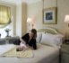 Image of Jill Fireman plays with her daughter, Sophia, 4-months-old on the bed in her redesigned master bedroom, March 25, 2008, in Chicago, Illinois. (Bill Hogan/Chicago Tribune/MCT)