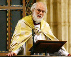 Image of Just as the Archbishop of Canterbury seemed able to rest after attempting to keep the divided factions of the Church of England from schism during the Lambeth conference, news breaks alleging his own support of the equivalency of homosexual sexual acts and marital relations. 